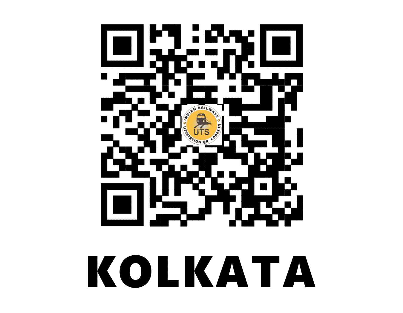 UTS QR Code for KOLKATA - KOAA (ER - WEST BENGAL)